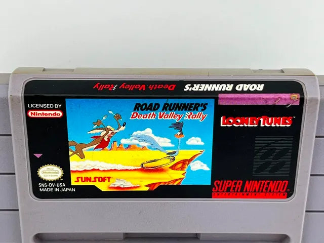 Road Runner's Death Valley Rally Super Nintendo Snes