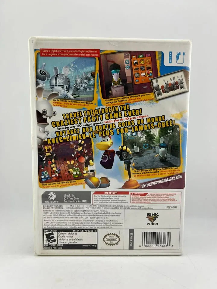 Rayman Raving Rabbids 2 Nintendo Wii