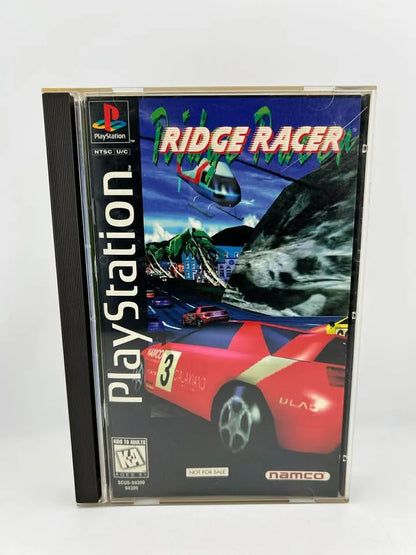 Ridge Racer Not For Sale Long Box Playstation PS1