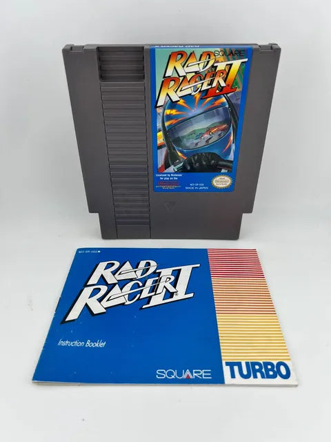 Rad Racer II 2 Nintendo Nes
