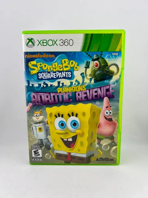 SpongeBob SquarePants: Plankton's Robotic Revenge Xbox 360 X360
