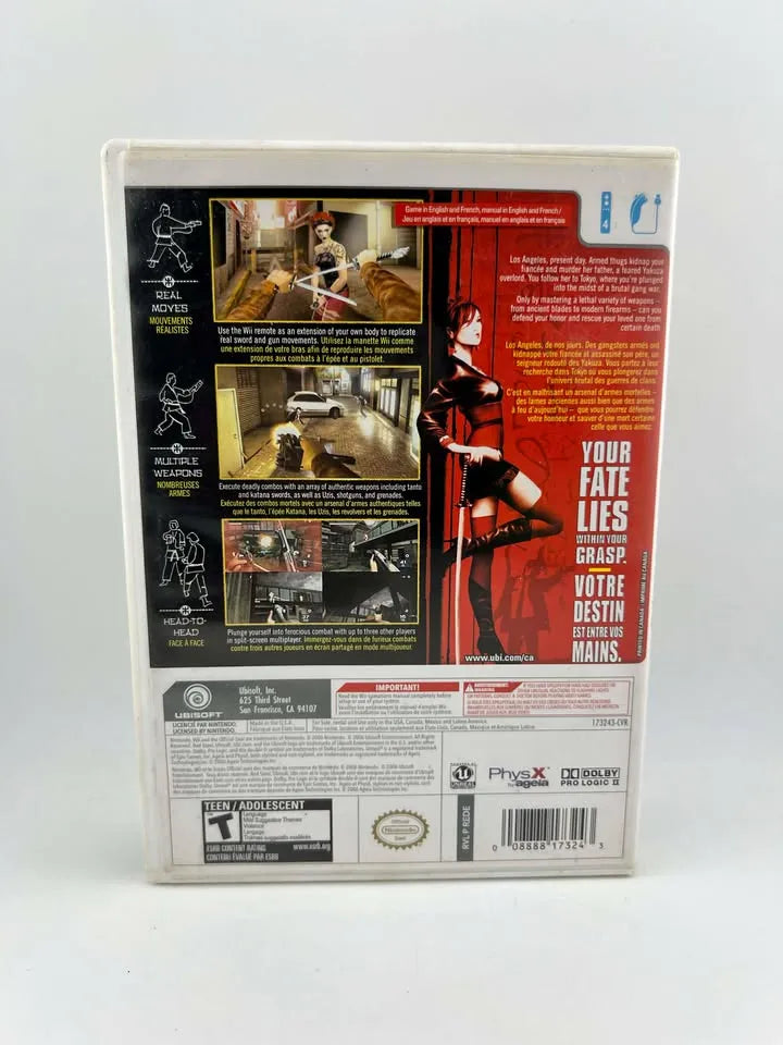 Red Steel Nintendo Wii