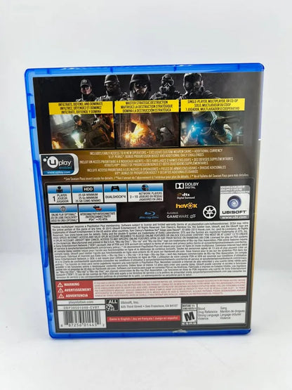 Tom Clancy's Rainbow Six Siege Gold Edition Playstation 4 Ps4