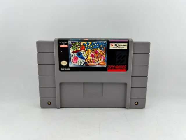 The Ren and Stimpy Show Veediots Super Nintendo Snes