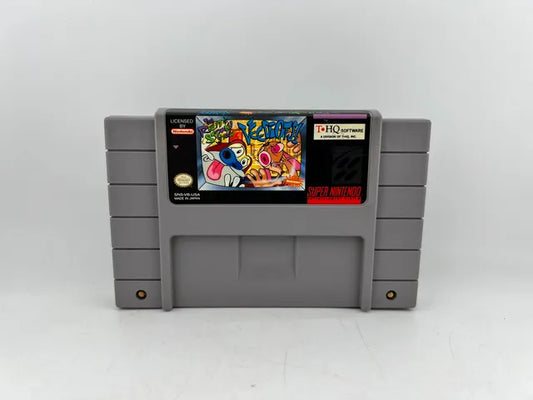 The Ren and Stimpy Show Veediots Super Nintendo Snes