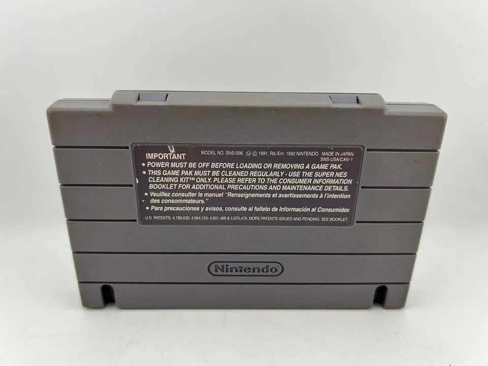 Run Saber Super Nintendo Snes