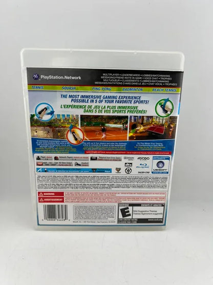 Racquet Sports Playstation 3 PS3