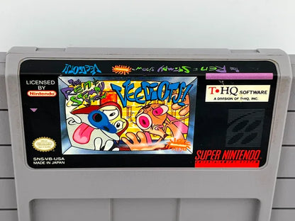 The Ren and Stimpy Show Veediots Super Nintendo Snes