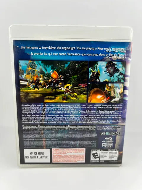 Ratchet And Clank Future Tools Of Destruction Greatest Hits Playstation 3 Ps3