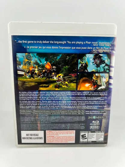 Ratchet And Clank Future Tools Of Destruction Greatest Hits Playstation 3 Ps3