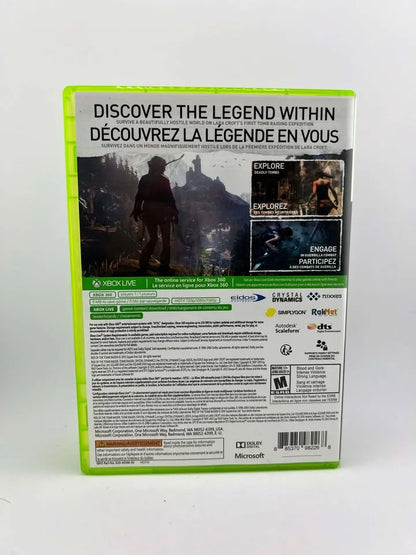 Rise of the Tomb Raider Xbox 360 X360