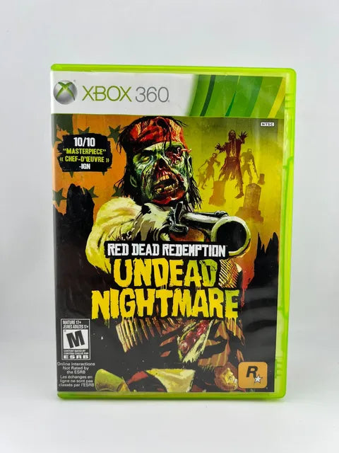 Red Dead Redemption Undead Nightmare Xbox 360 X360