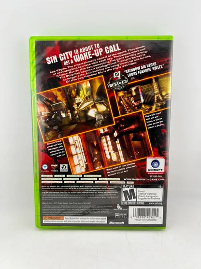 Tom Clancy's Rainbow Six: Vegas Xbox 360 X360