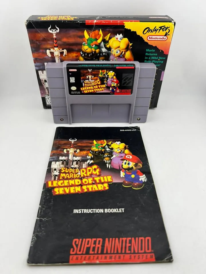 Super Mario Rpg: Legend Of The Seven Stars Super Nintendo Snes