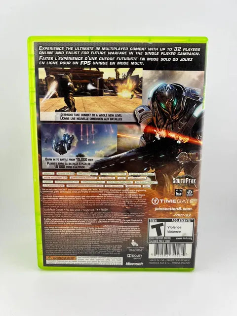 Section 8 Xbox 360 X360