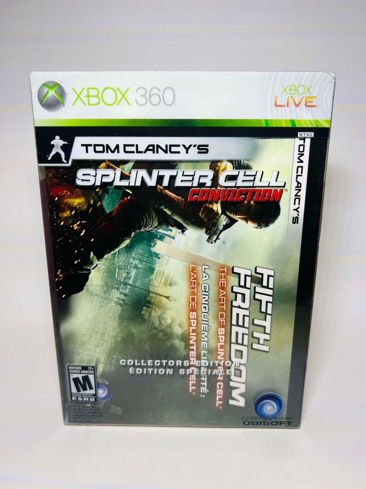 TOM CLANCY'S SPLINTER CELL: CONVICTION COLLECTOR EDITION XBOX 360 X360 - jeux video game-x