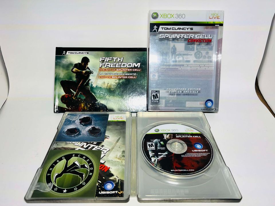 TOM CLANCY'S SPLINTER CELL: CONVICTION COLLECTOR EDITION XBOX 360 X360 - jeux video game-x