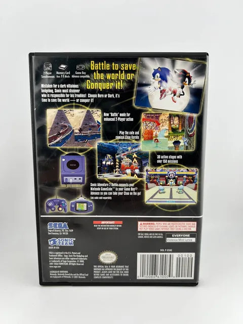 Sonic Adventure 2 Battle Nintendo Gamecube Ngc