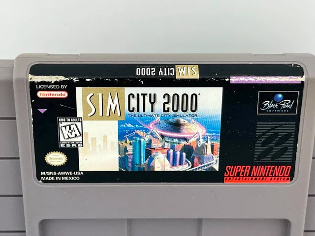 SimCity 2000 Super Nintendo SNES