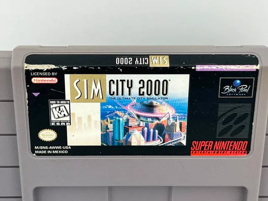 SimCity 2000 Super Nintendo SNES