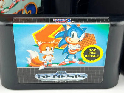 Sonic the Hedgehog 2 Not For Resale Sega Genesis SG