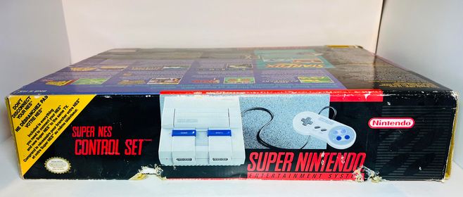 CONSOLE SUPER NINTENDO CONTROL SET SYSTEM SNES SNS-001 EN BOITE - jeux video game-x