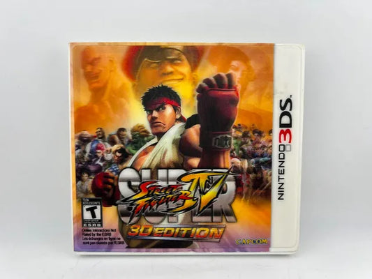Super Street Fighter IV 4 3D Slipcover Edition Nintendo 3DS