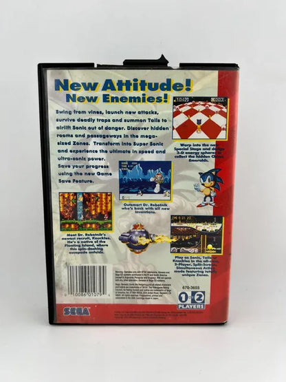 Sonic The Hedgehog 3 Sega Genesis SG