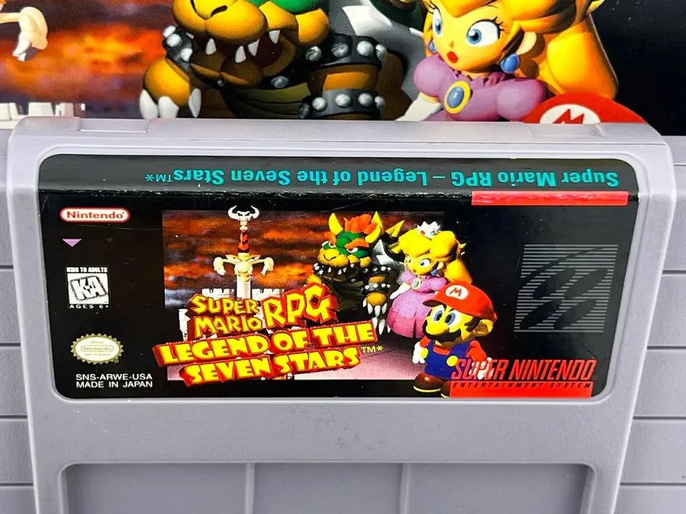 Super Mario Rpg: Legend Of The Seven Stars Super Nintendo Snes