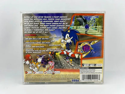 Sonic Adventure Sega Dreamcast SDC