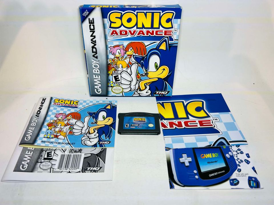 SONIC ADVANCE EN BOITE GAME BOY ADVANCE GBA - jeux video game-x