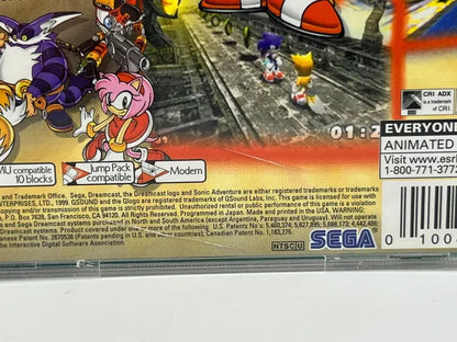 Sonic Adventure Sega Dreamcast SDC