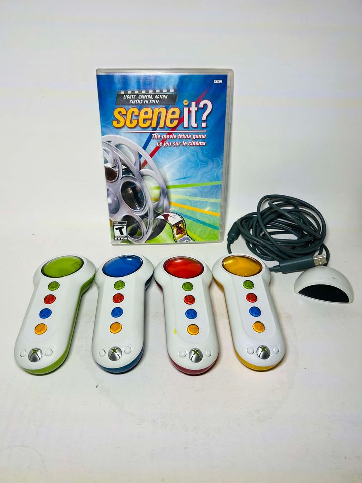 SCENE IT? LIGHTS, CAMERA, ACTION BUNDLE XBOX 360 X360 - jeux video game-x