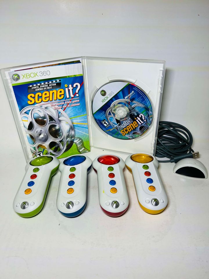 SCENE IT? LIGHTS, CAMERA, ACTION BUNDLE XBOX 360 X360 - jeux video game-x