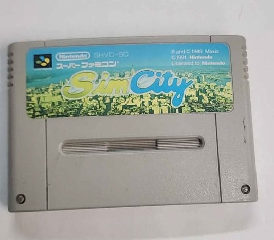 SIMCITY SUPER FAMICOM SHVC-SC Jap Import JSNES jeux video game-x