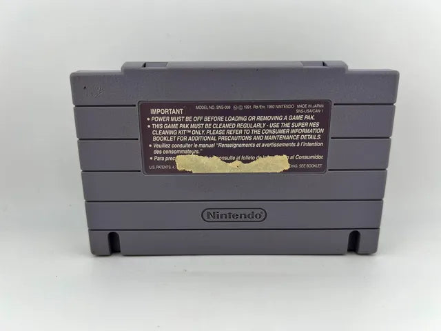 Street Combat Super Nintendo SNES