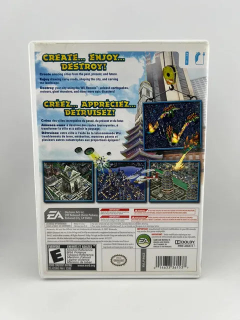 SimCity Creator Nintendo WII
