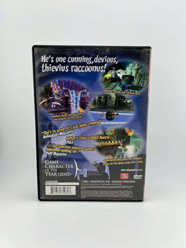 Sly Cooper and the Thievius Raccoonus Greatest Hits Playstation  PS2