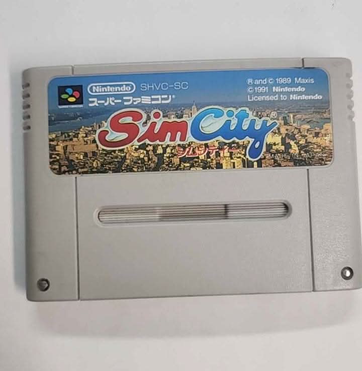 SIMCITY SUPER FAMICOM SHVC-SC Jap Import JSNES jeux video game-x