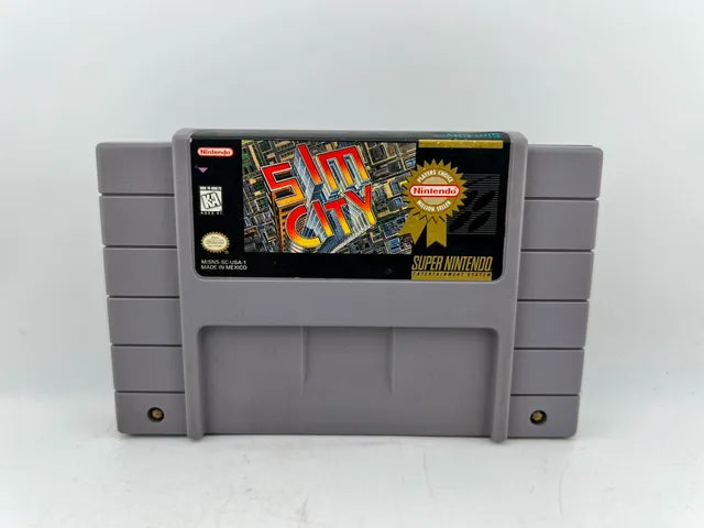 SimCity Player's Choice Super Nintendo SNES