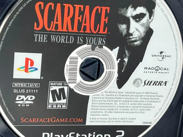 Scarface the World is Yours Playstation 2 PS2