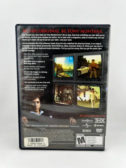 Scarface the World is Yours Playstation 2 PS2
