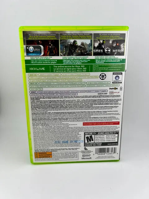 Splinter Cell: Blacklist Special Edition Xbox 360 X360