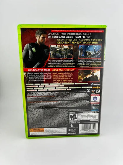 Tom Clancy's Splinter Cell: Conviction Xbox 360 X360