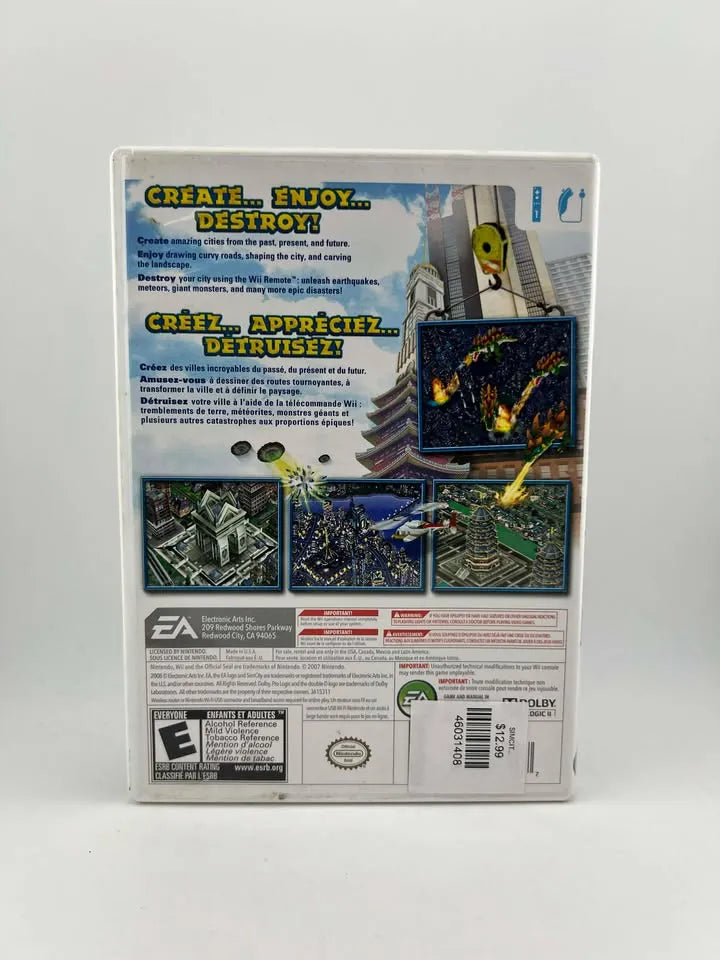 SimCity Creator Nintendo WII