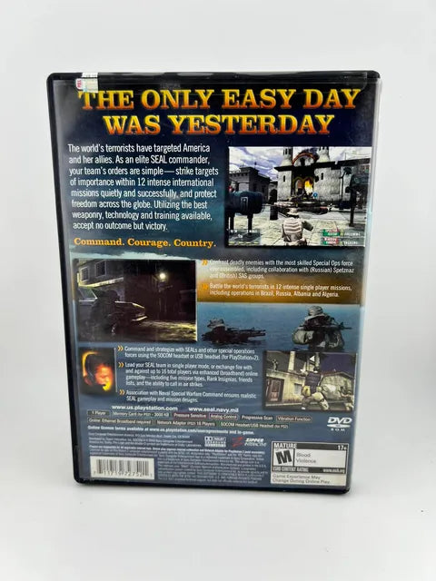 SOCOM II US Navy Seals Playstation 2 PS2