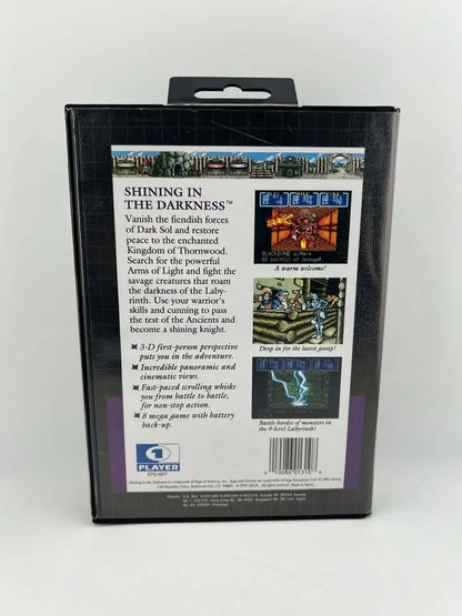 Shining in the Darkness Sega Genesis SG