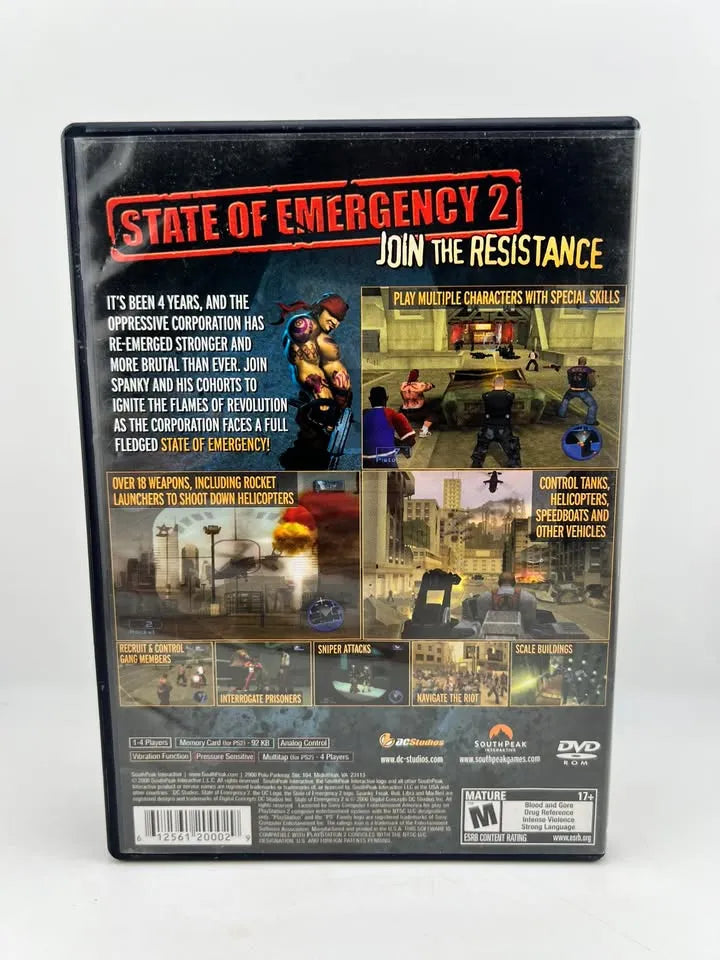 State of Emergency 2 Playstation 2 PS2
