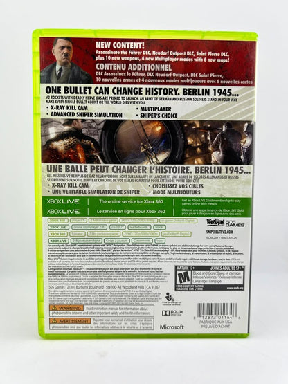 Sniper Elite V2 Silver Star Edition Xbox 360 X360