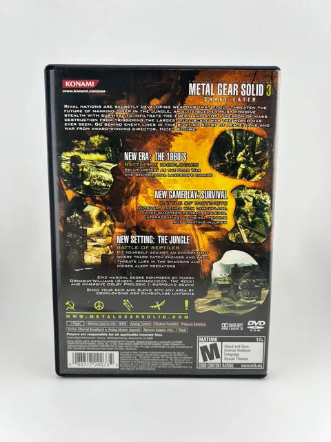 Metal Gear Solid 3 Snake Eater Playstation 2 PS2